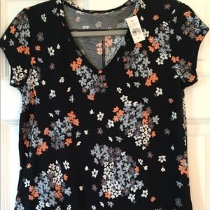 NWT Loft small floral t-shirt